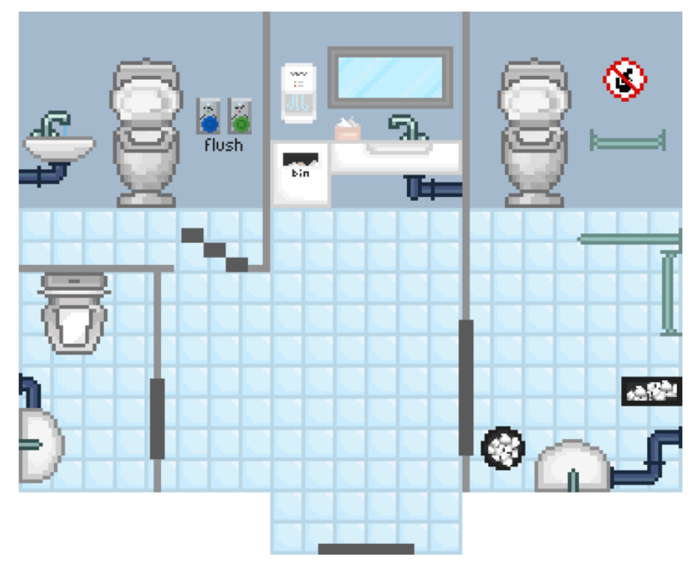 Final look of the toilet room