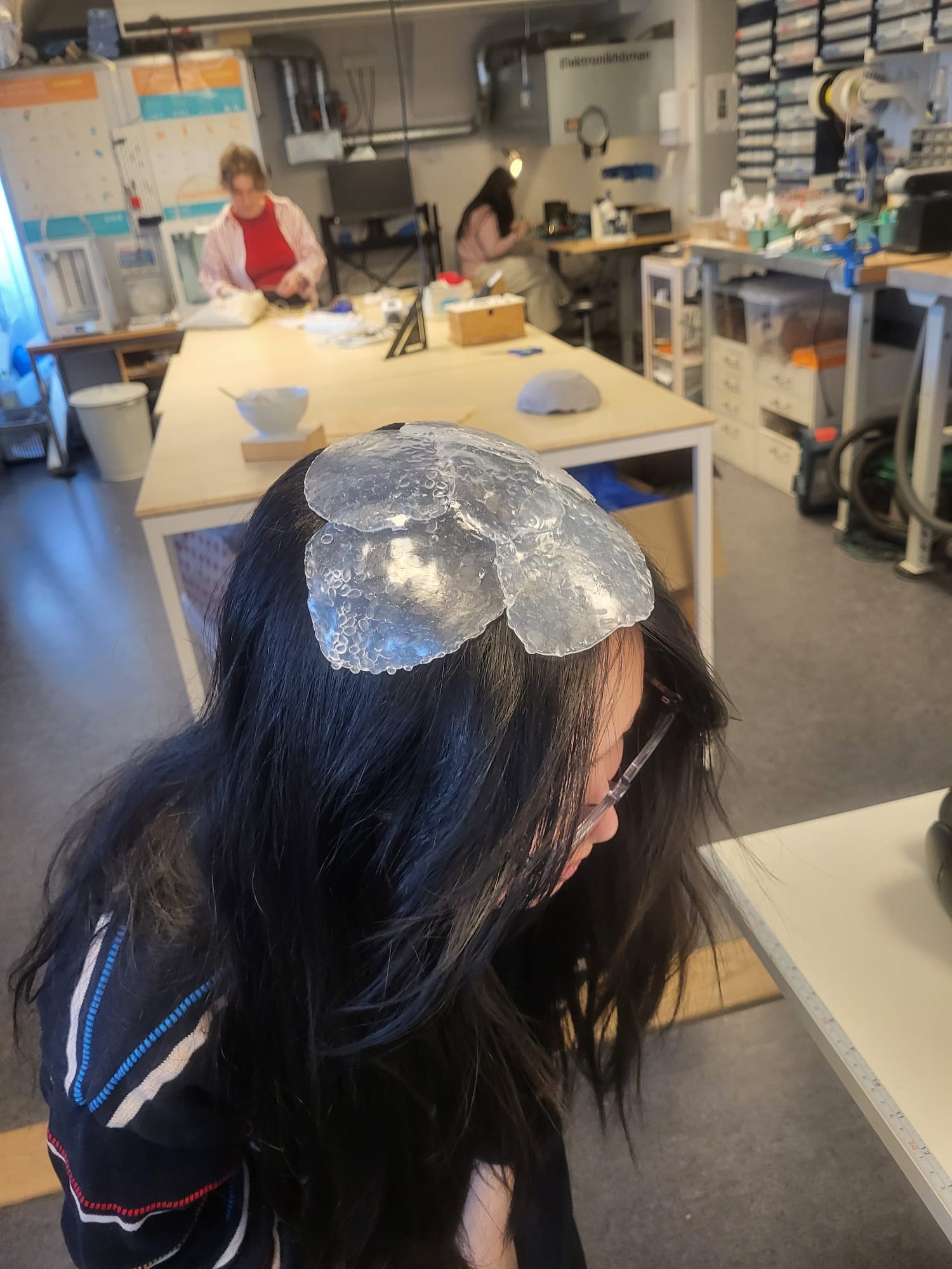 worbla plastic for the mama mushroom cap